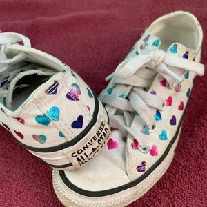 Kids converse flats new used a handful of times.